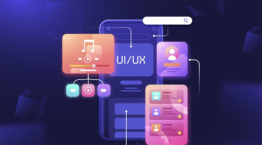 Modern UI/UX web design